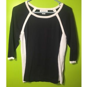 Liz Claiborne Black and White Shirt